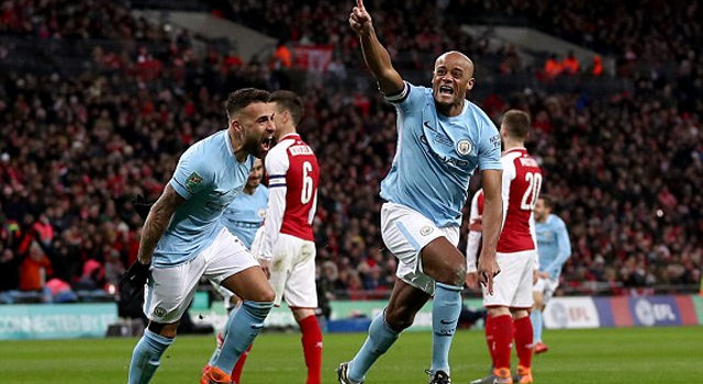 Vùi dập Arsenal, Man City vô định cúp Liên Đoàn