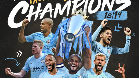 Man City vô địch Ngoại Hạng Anh 2018/19: Giá trị của bản lĩnh quân vương
