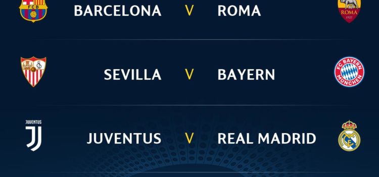 Kết quả bốc thăm tứ kết cúp C1: Đại chiến Real vs Juventus, Liverpool vs Manchester City