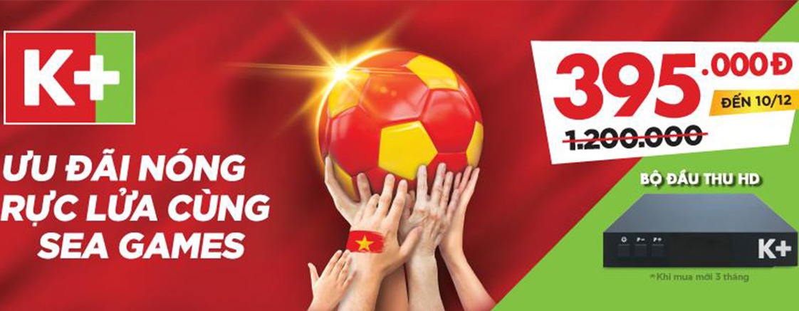 Ưu đãi nóng rực lửa cùng Sea Games